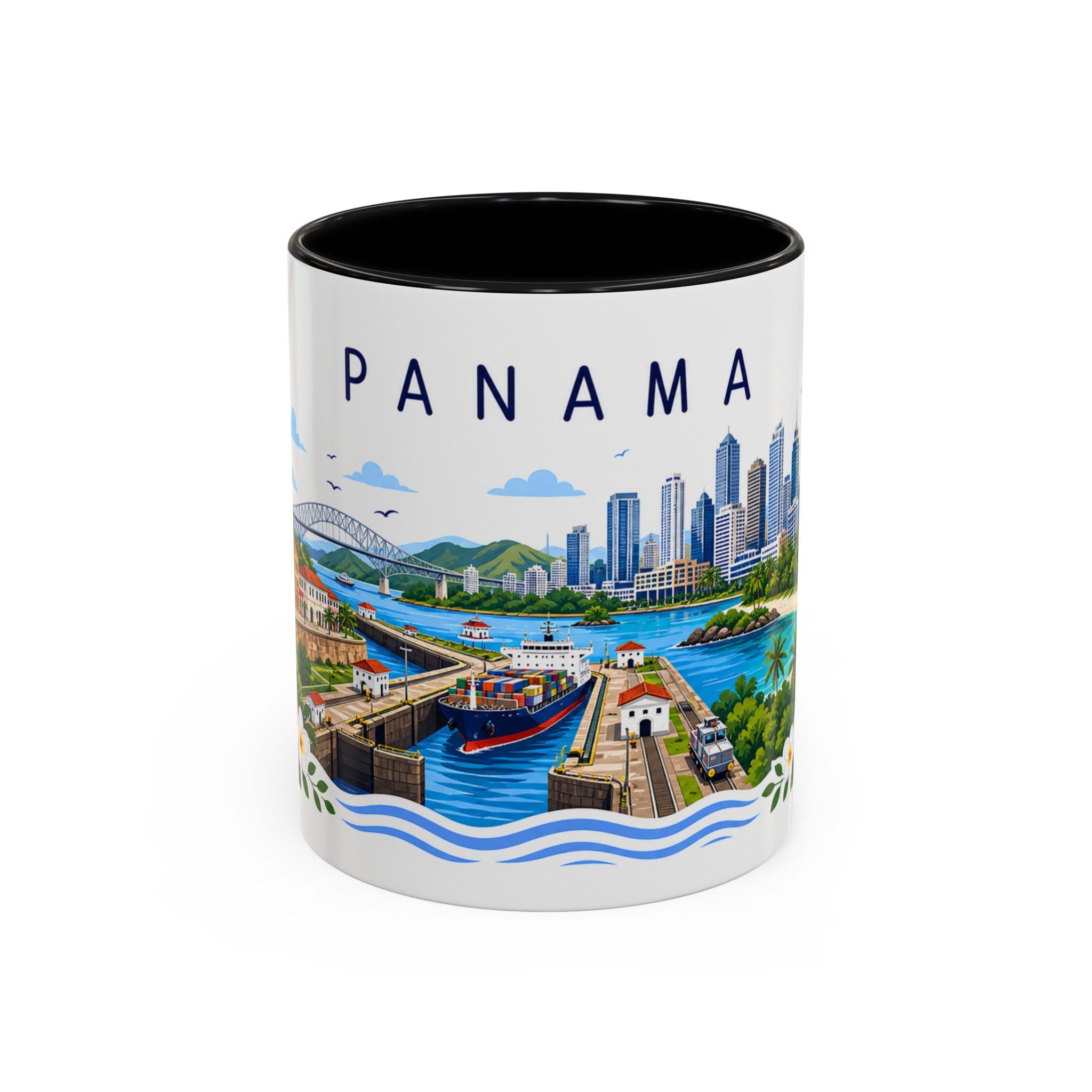 Panama Coffee Mug | Travel Souvenir Accent Mug | Place Gift Ceramic Cup 11oz 15oz