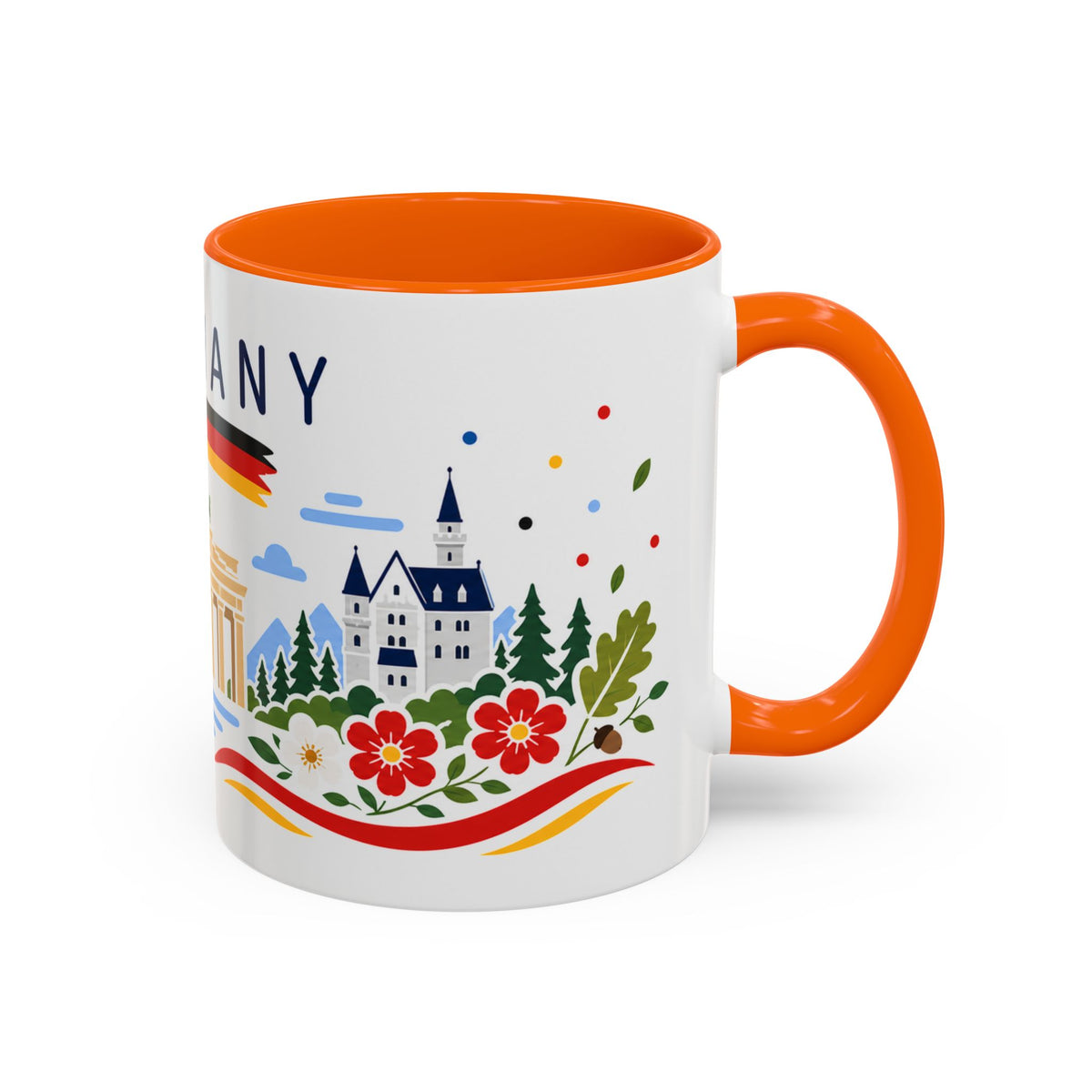Germany Coffee Mug | Travel Souvenir Accent Mug | Country Gift Ceramic Cup 11oz 15oz