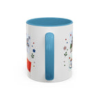 Beijing Coffee Mug | Postage Stamp Collage Mug | Travel Souvenir Accent Cup 11oz 15oz