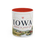 Iowa State Mug | Home is Never Far Accent Mug (11oz or 15oz)