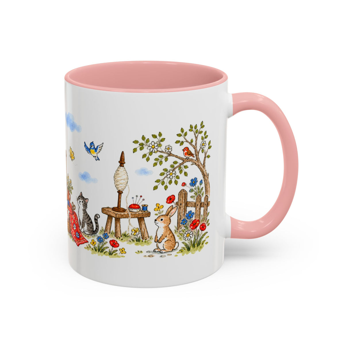 Spindle Shuttle and Needle Mug | Storybook Fairy Tale Accent Coffee Mug | EveryLegend