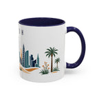 Riyadh Coffee Mug | Saudi Arabia Travel Souvenir | Porcelain Decal City Gift | 11oz 15oz Accent Mug