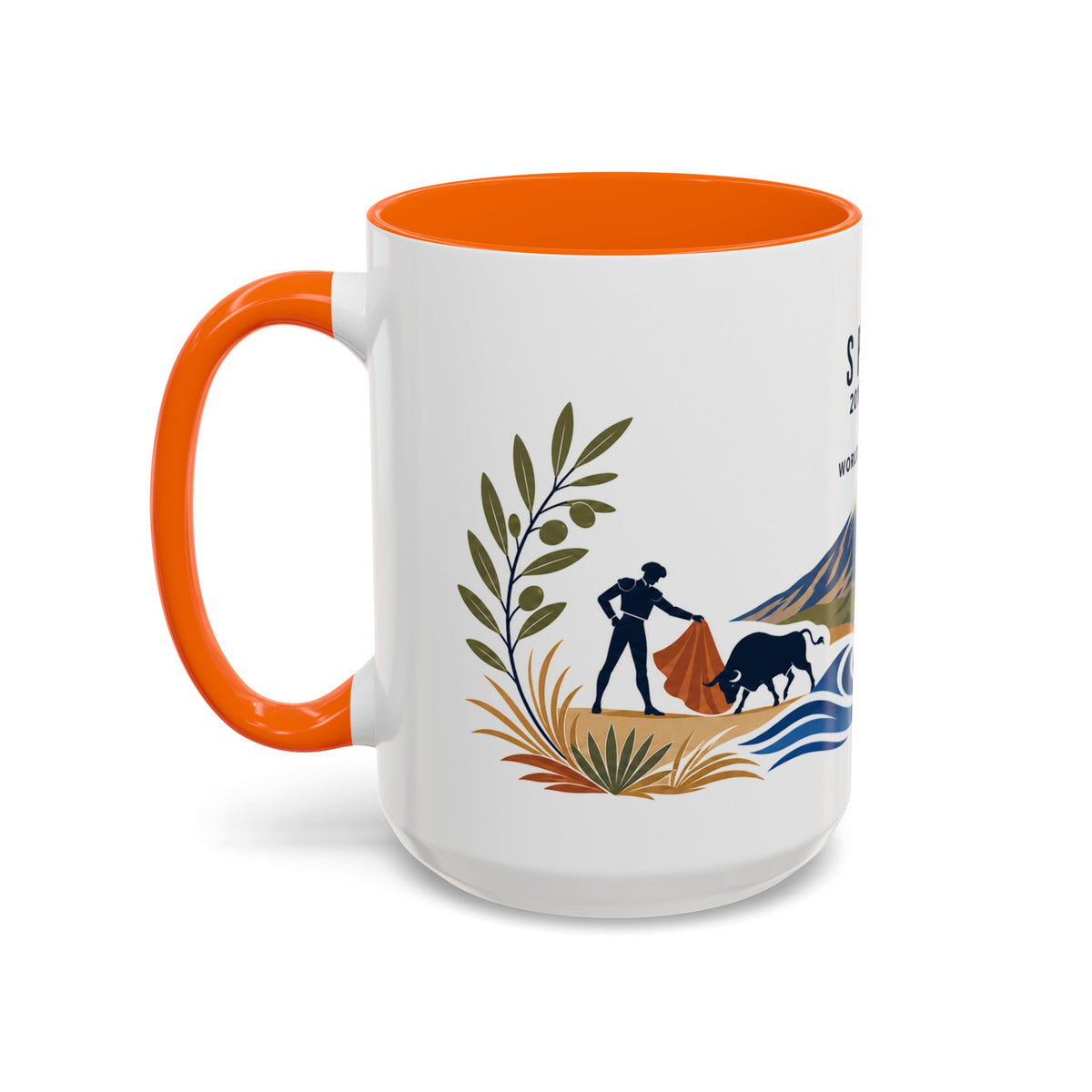 Spain World Champions Mug | 2010 2026 Spanish Soccer Gift | Two Time Football Champion Cup | 11oz 15oz Accent Mug
