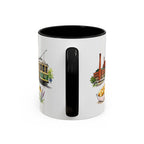 Milwaukee Illustrated Travel Mug | City Souvenir Accent Coffee Mug | 11oz 15oz Ceramic Cup
