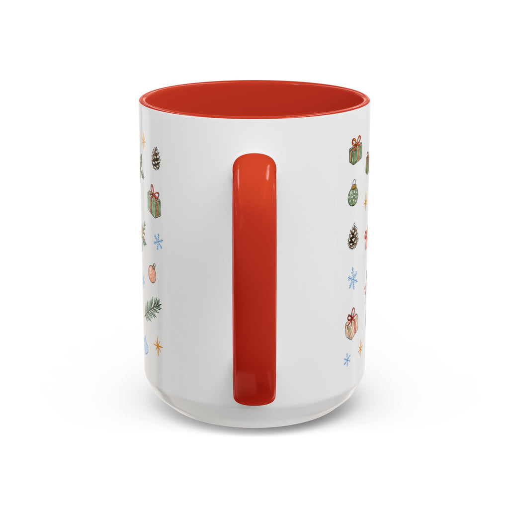 Denali National Park Christmas Mug | Watercolor Travel Souvenir | Holiday Gift | Accent Ceramic Coffee Cup 11oz 15oz