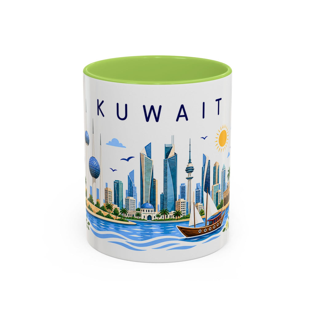 Kuwait Coffee Mug | Travel Souvenir Accent Mug | Place Gift Ceramic Cup 11oz 15oz