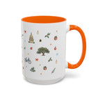 Austin Christmas Mug | Watercolor Travel Souvenir | Holiday Gift | Accent Ceramic Coffee Cup 11oz 15oz