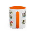 Lucerne Illustrated Travel Mug | City Souvenir Accent Coffee Mug | 11oz 15oz Ceramic Cup