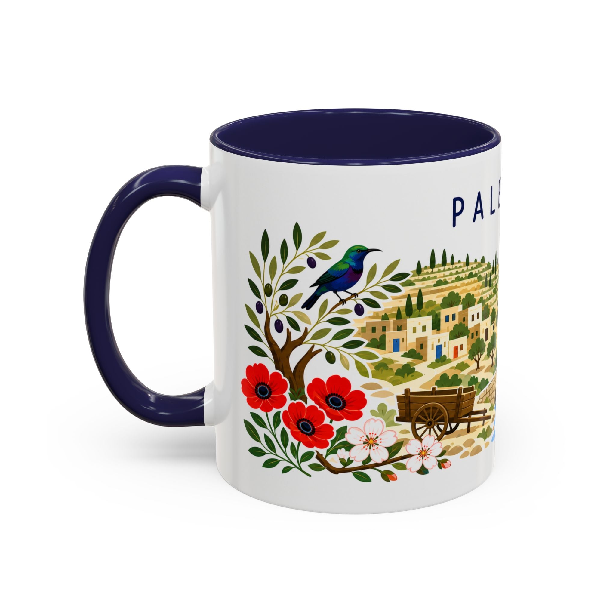 Palestine Coffee Mug | Travel Souvenir Accent Mug | Country Gift Ceramic Cup 11oz 15oz
