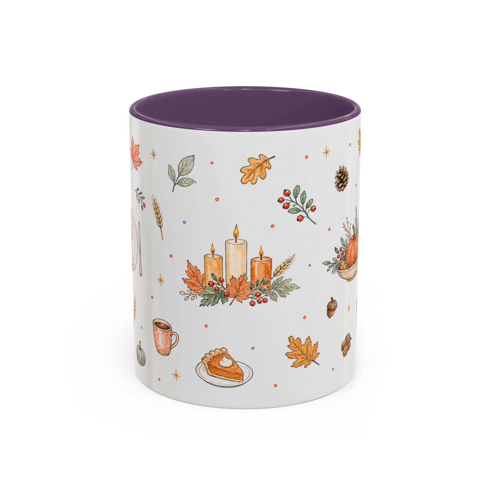 Thanksgiving Host Mug | Cozy Watercolor Gathering Gift | Autumn Accent Cup 11oz 15oz