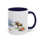 Anchorage Illustrated Travel Mug | City Souvenir Accent Coffee Mug | 11oz 15oz Ceramic Cup