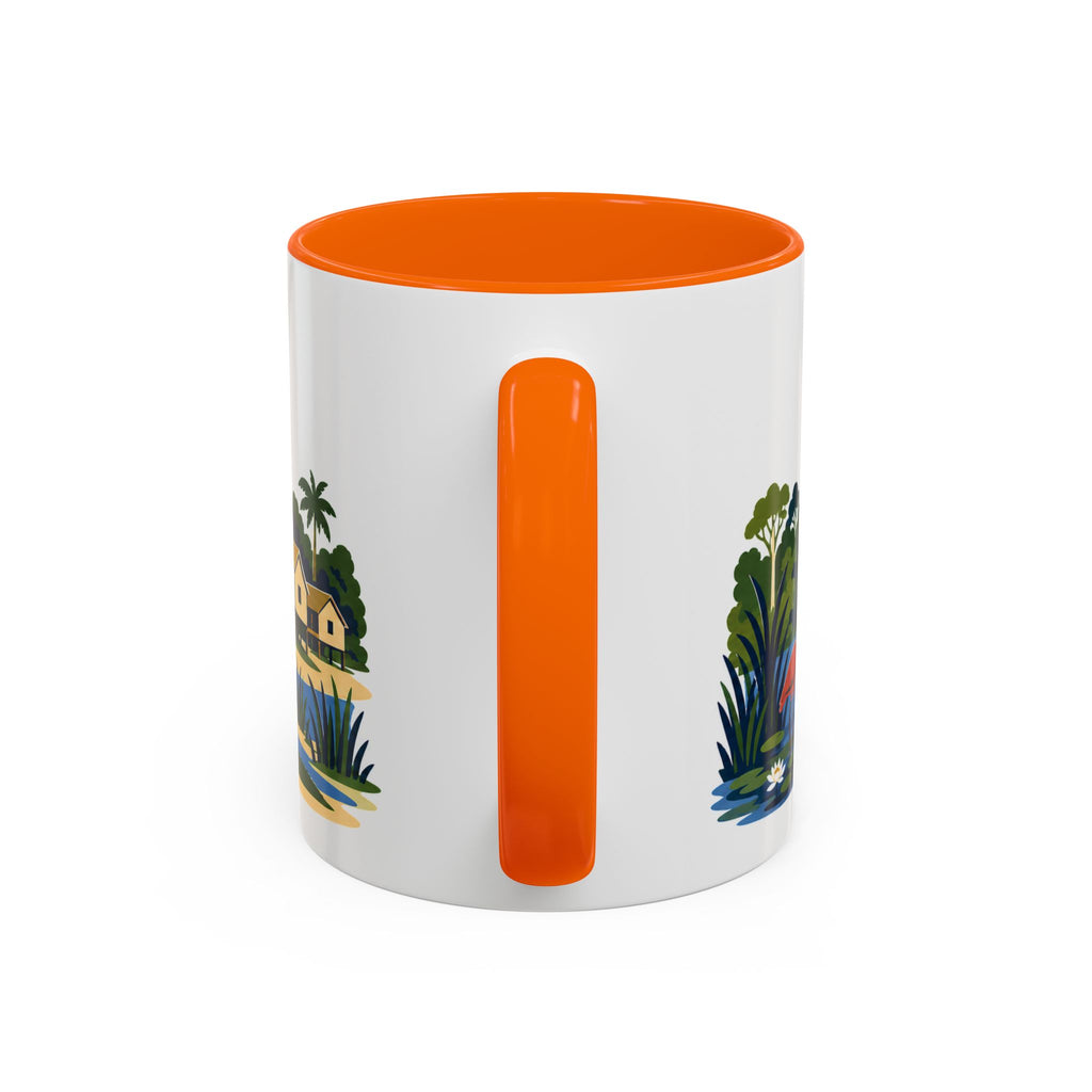 French Guiana Coffee Mug | Travel Souvenir Accent Mug | Country Gift Ceramic Cup 11oz 15oz