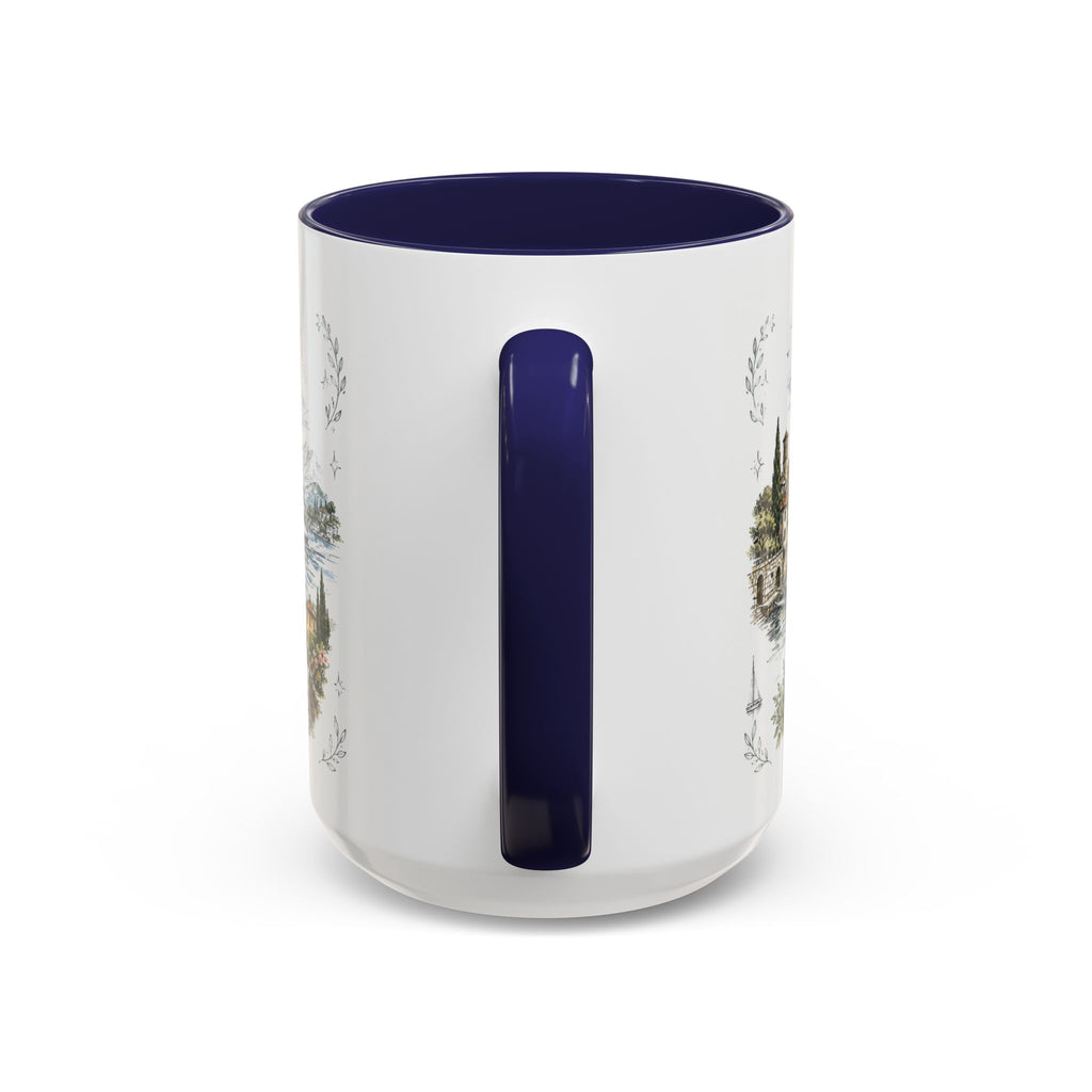 Lake Como Mug, Italy Travel Souvenir, Bucket List Gift, Accent Ceramic Coffee Mug 11oz 15oz