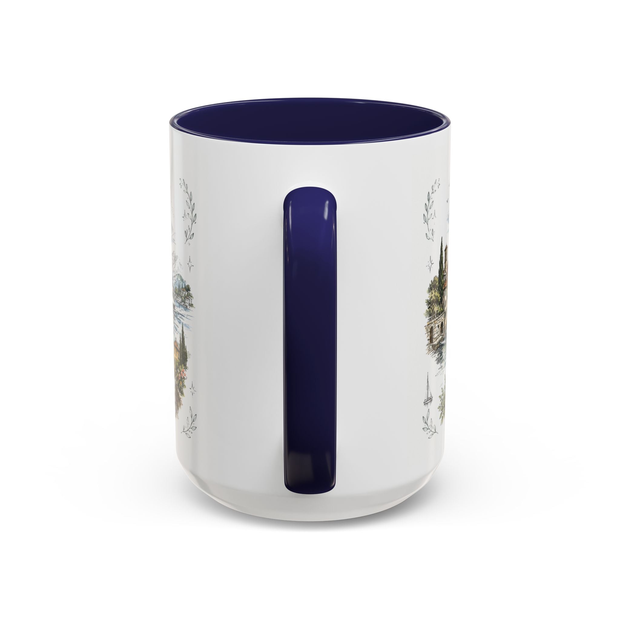 Lake Como Mug, Italy Travel Souvenir, Bucket List Gift, Accent Ceramic Coffee Mug 11oz 15oz