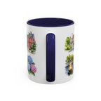 Providence Illustrated Travel Mug | City Souvenir Accent Coffee Mug | 11oz 15oz Ceramic Cup