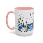 Estonia Coffee Mug | Travel Souvenir Accent Mug | Place Gift Ceramic Cup 11oz 15oz