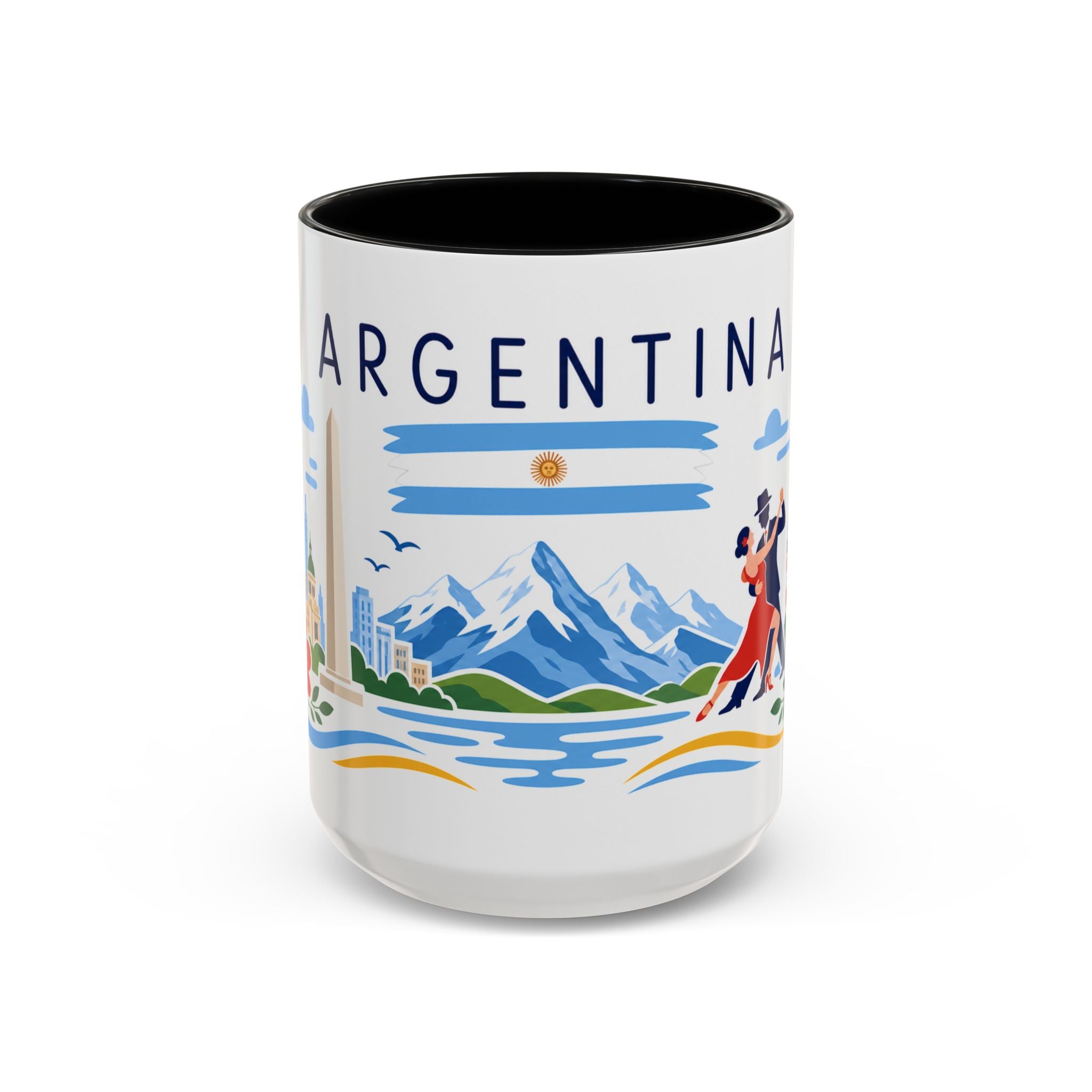 Argentina Coffee Mug | Travel Souvenir Accent Mug | Country Gift Ceramic Cup 11oz 15oz