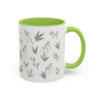 New Mexico Yucca Flower Mug, State Flower Floral Coffee Cup, 11oz Botanical Gift