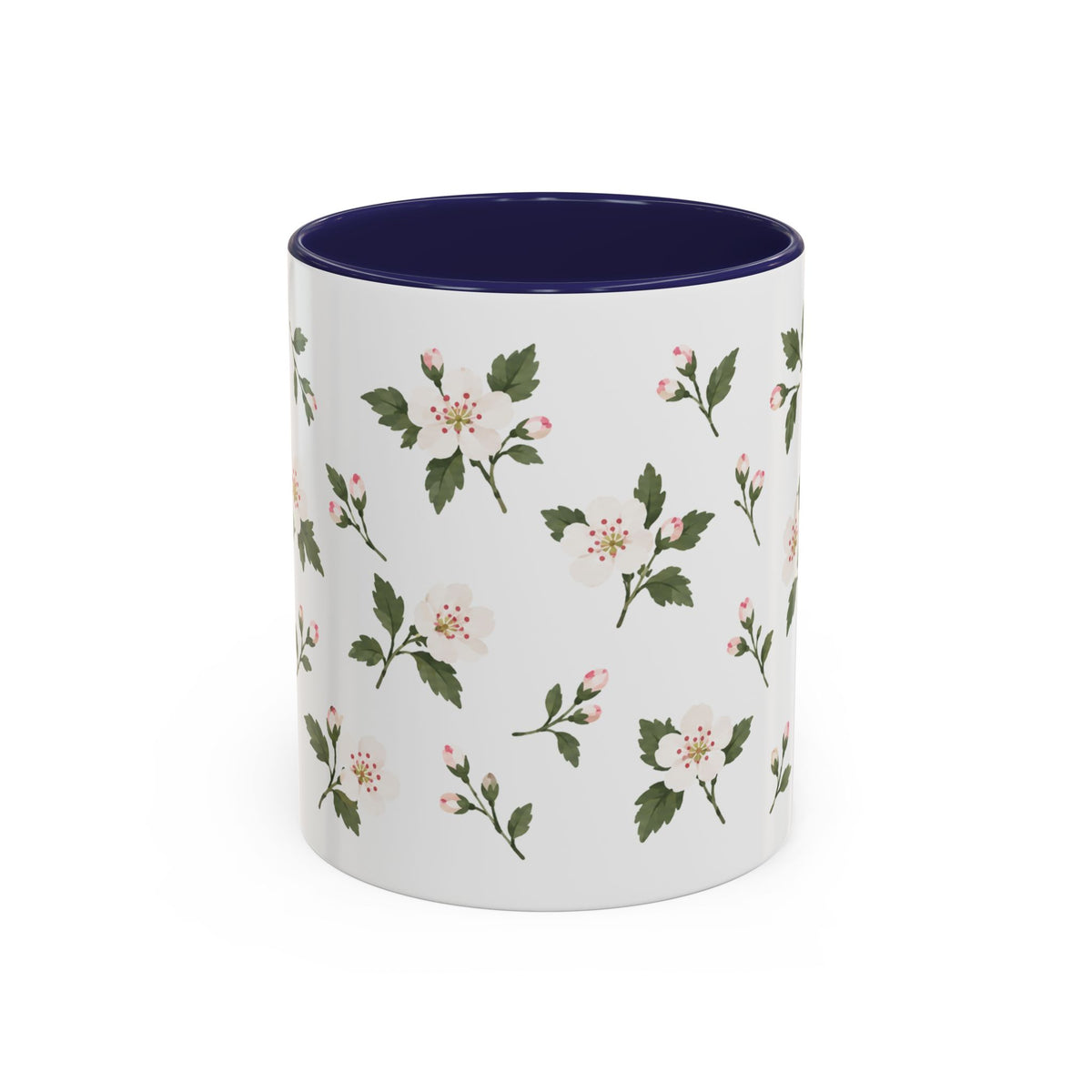 Missouri Hawthorn Mug, State Flower Floral Coffee Cup, 11oz Botanical Gift