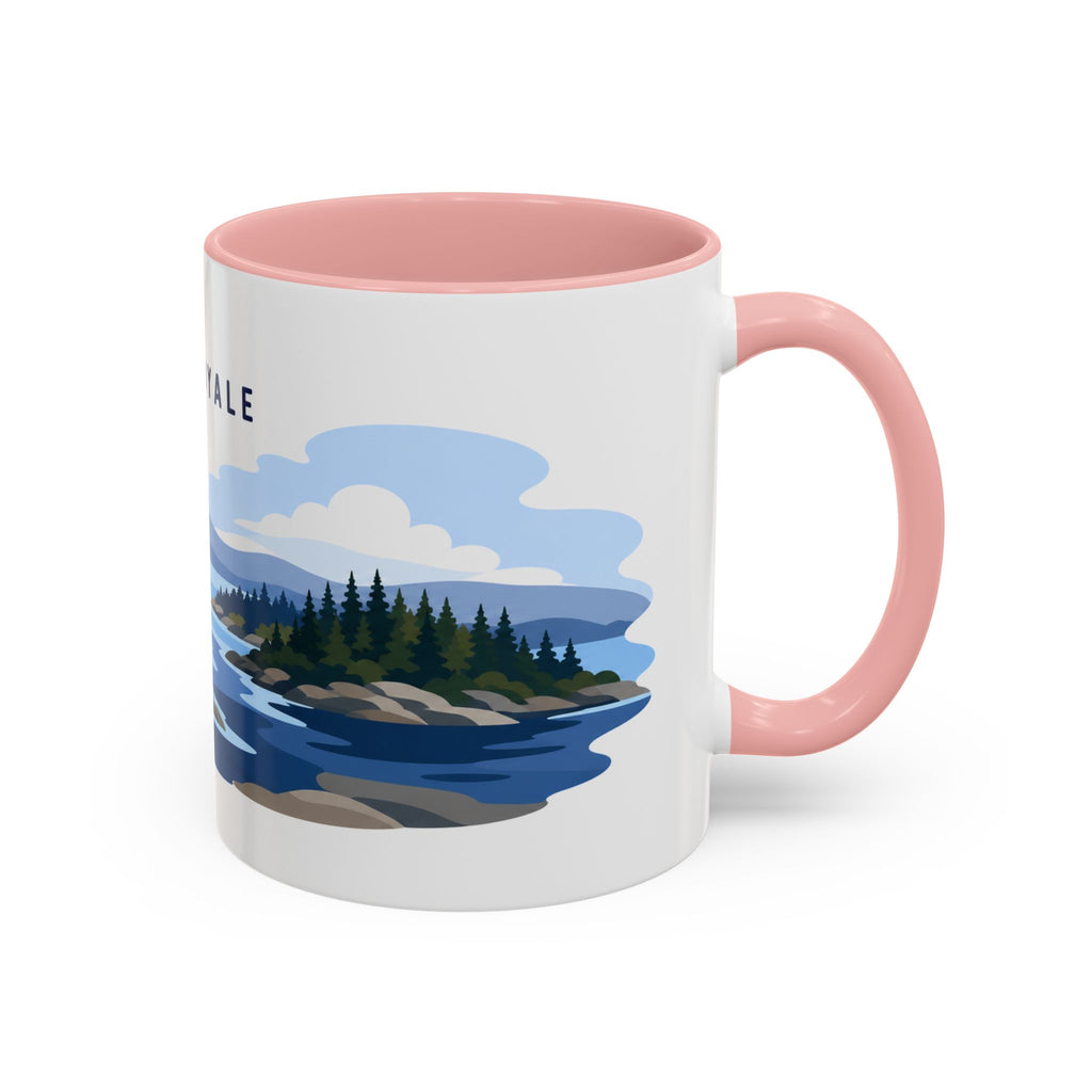 Isle Royale National Park Coffee Mug | Solid Color Block Park Souvenir | 11oz 15oz Accent Mug
