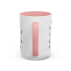 Christmas Mug | Watercolor Tree Gifts Wreath Holiday Cup | Accent Coffee Mug 11oz 15oz