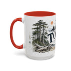 Tofino Mug, Canada Travel Souvenir, Bucket List Gift, Accent Ceramic Coffee Mug 11oz 15oz