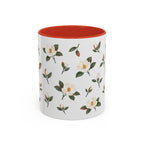 Louisiana Magnolia Mug, State Flower Floral Coffee Cup, 11oz Botanical Gift