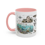 Virgin Islands National Park Coffee Mug | Caribbean Beach Snorkeling Reef Gift | Accent Color Ceramic 11oz 15oz