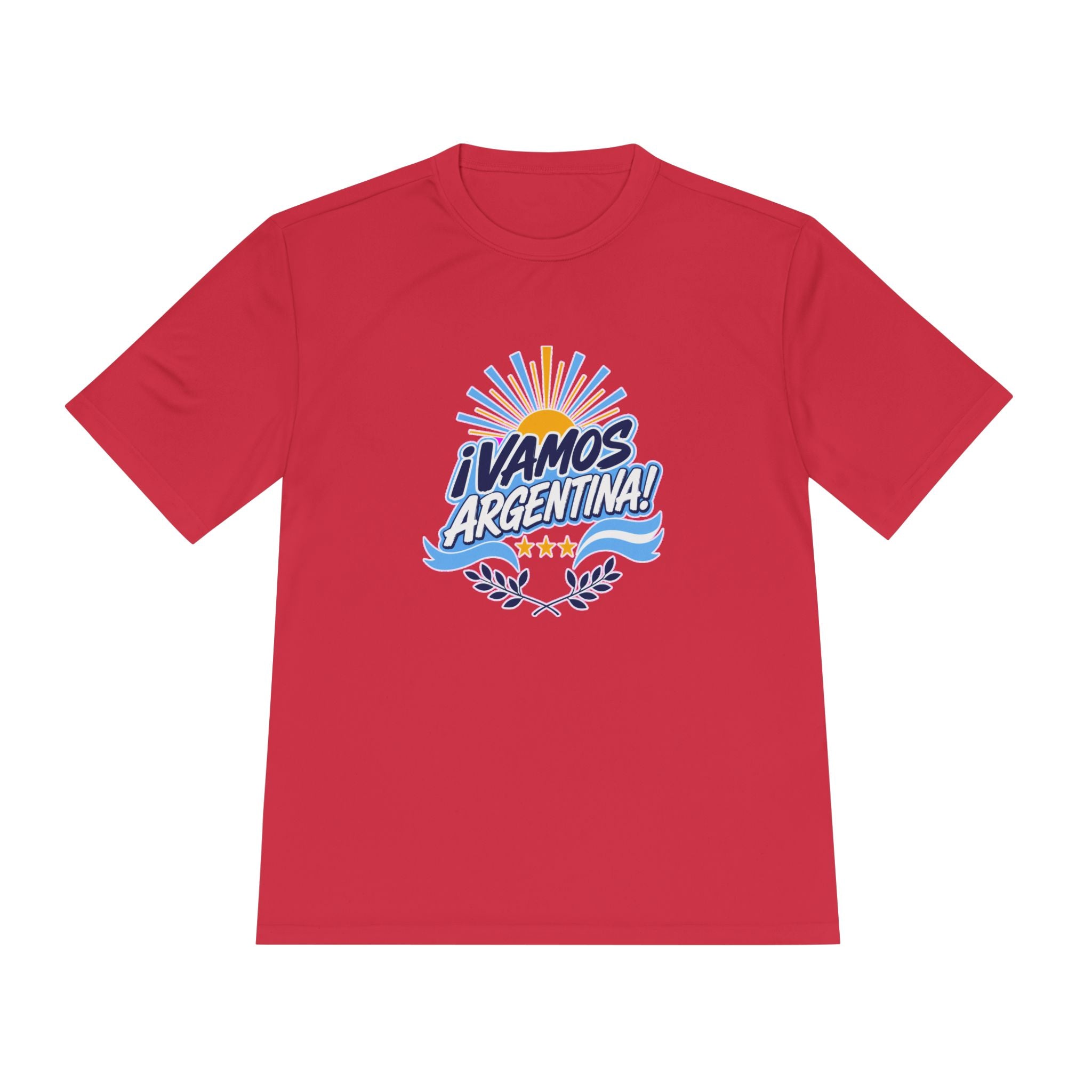Argentina Soccer T Shirt, ¡Vamos Argentina! Tee, World Football Fan Shirt, Moisture Wicking Sport Tee