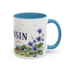 Wisconsin Home State Mug | Moving Away Gift | Long Distance Friendship Coffee Cup | 11oz 15oz Accent Mug