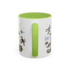 Kuala Lumpur Coffee Mug | Malaysia Souvenir Travel Gift | Accent Color Ceramic 11oz 15oz