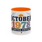 Custom Birthday Mug | Celestial Retro Design, Limited Edition (11oz or 15oz)