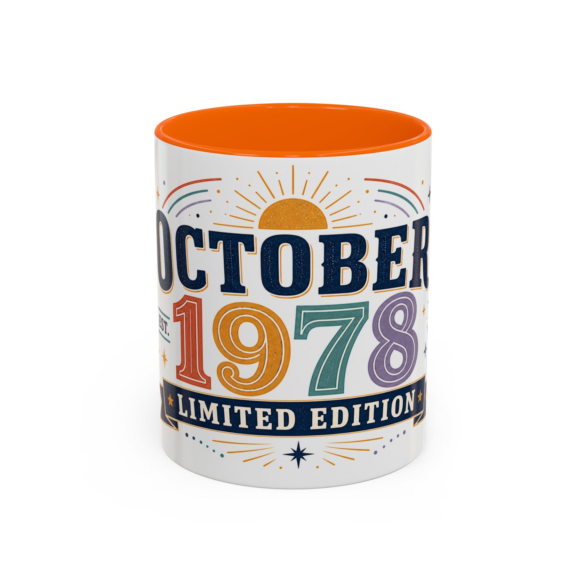 Custom Birthday Mug | Celestial Retro Design, Limited Edition (11oz or 15oz)