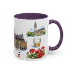 Lille Illustrated Travel Mug | City Souvenir Accent Coffee Mug | 11oz 15oz Ceramic Cup