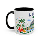 Nigeria Coffee Mug | Travel Souvenir Accent Mug | Country Gift Ceramic Cup 11oz 15oz