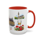 Lille Illustrated Travel Mug | City Souvenir Accent Coffee Mug | 11oz 15oz Ceramic Cup
