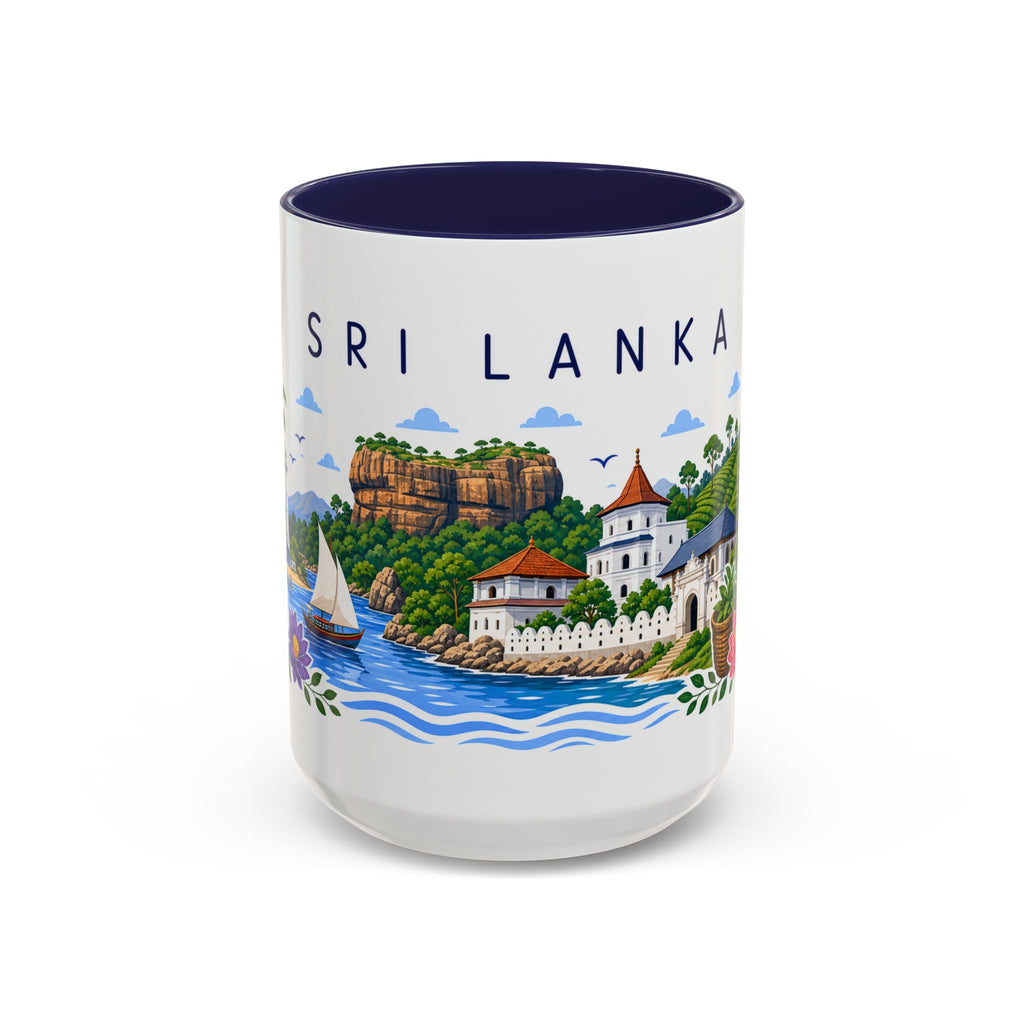 Sri Lanka Coffee Mug | Travel Souvenir Accent Mug | Place Gift Ceramic Cup 11oz 15oz