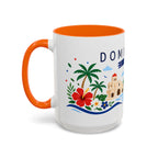 Dominican Republic Coffee Mug | Travel Souvenir Accent Mug | Country Gift Ceramic Cup 11oz 15oz