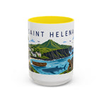 Saint Helena Coffee Mug | Travel Souvenir Accent Mug | Country Gift Ceramic Cup 11oz 15oz