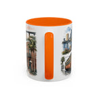 Tampa Coffee Mug | United States Travel Souvenir | Vintage Illustrated City Gift | 11 oz 15 oz Accent Mug