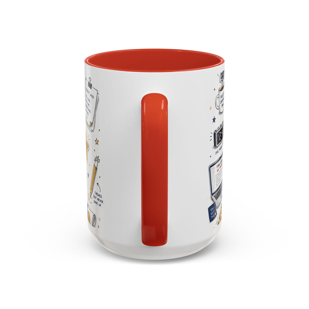 The Tassel Was Worth the Hassle Coffee Mug | Funny Graduation Gift 2026 | Accent Color Ceramic 11oz 15oz