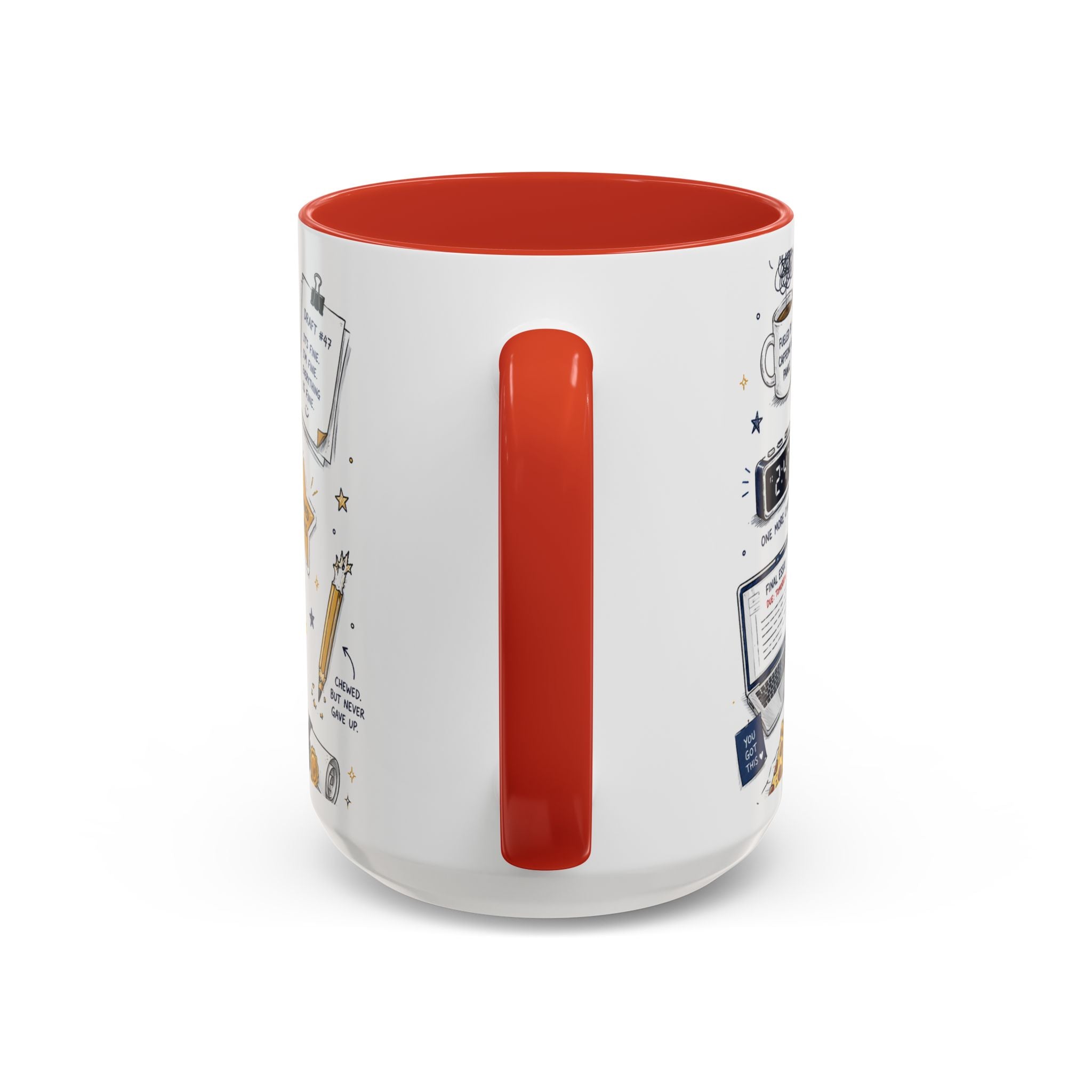The Tassel Was Worth the Hassle Coffee Mug | Funny Graduation Gift 2026 | Accent Color Ceramic 11oz 15oz