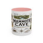 Mammoth Cave National Park Coffee Mug | Kentucky Cave Exploration Hiking Gift | Accent Color Ceramic 11oz 15oz
