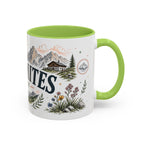 Dolomites Coffee Mug | Travel Destination Souvenir Gift | Accent Color Ceramic 11oz 15oz