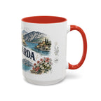 Lake Garda Mug, Italy Travel Souvenir, Bucket List Gift, Accent Ceramic Coffee Mug 11oz 15oz