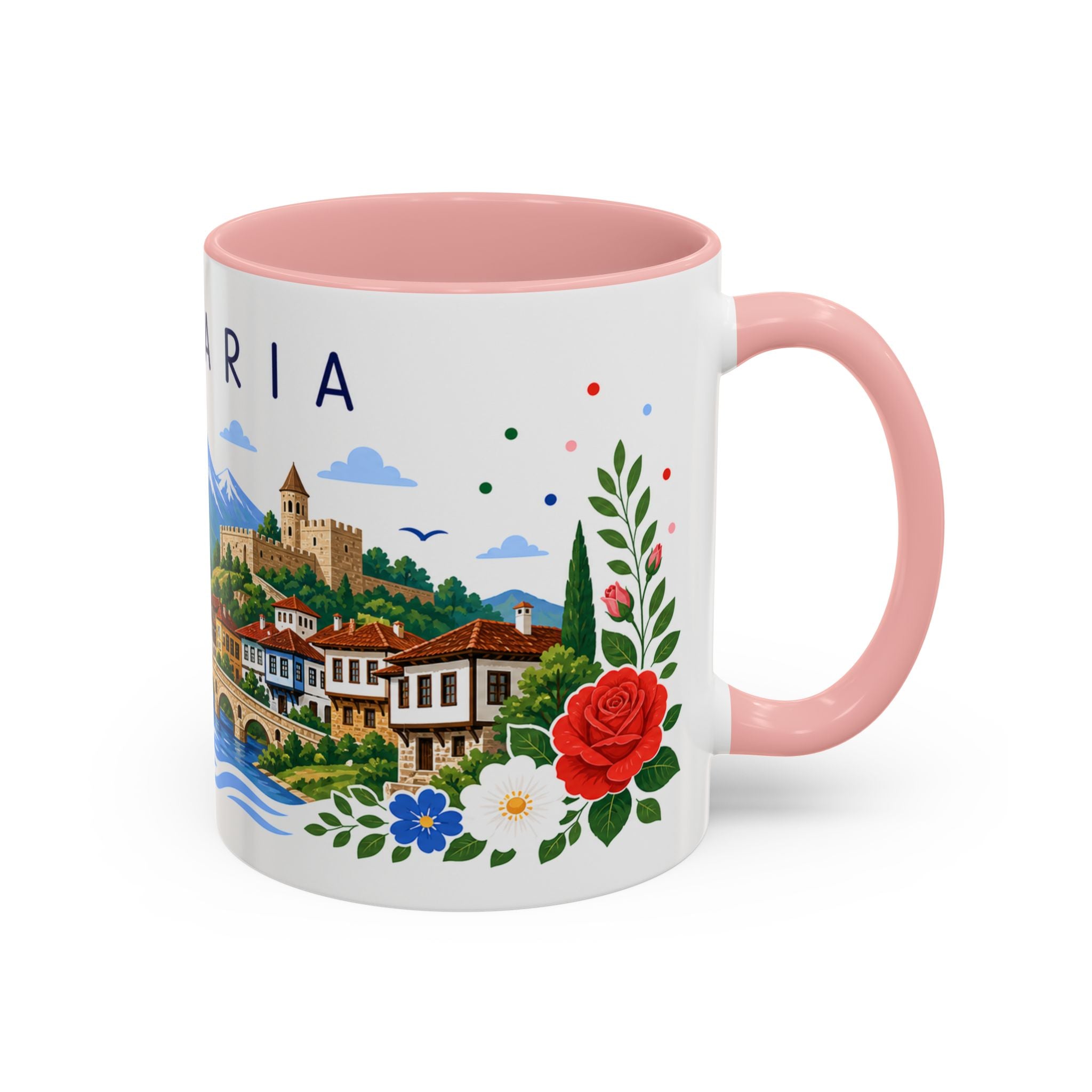 Bulgaria Coffee Mug | Travel Souvenir Accent Mug | Place Gift Ceramic Cup 11oz 15oz