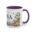 Ghana Home Country Mug | Moving Away Gift | Long Distance Friendship | 11 oz 15 oz Accent Mug