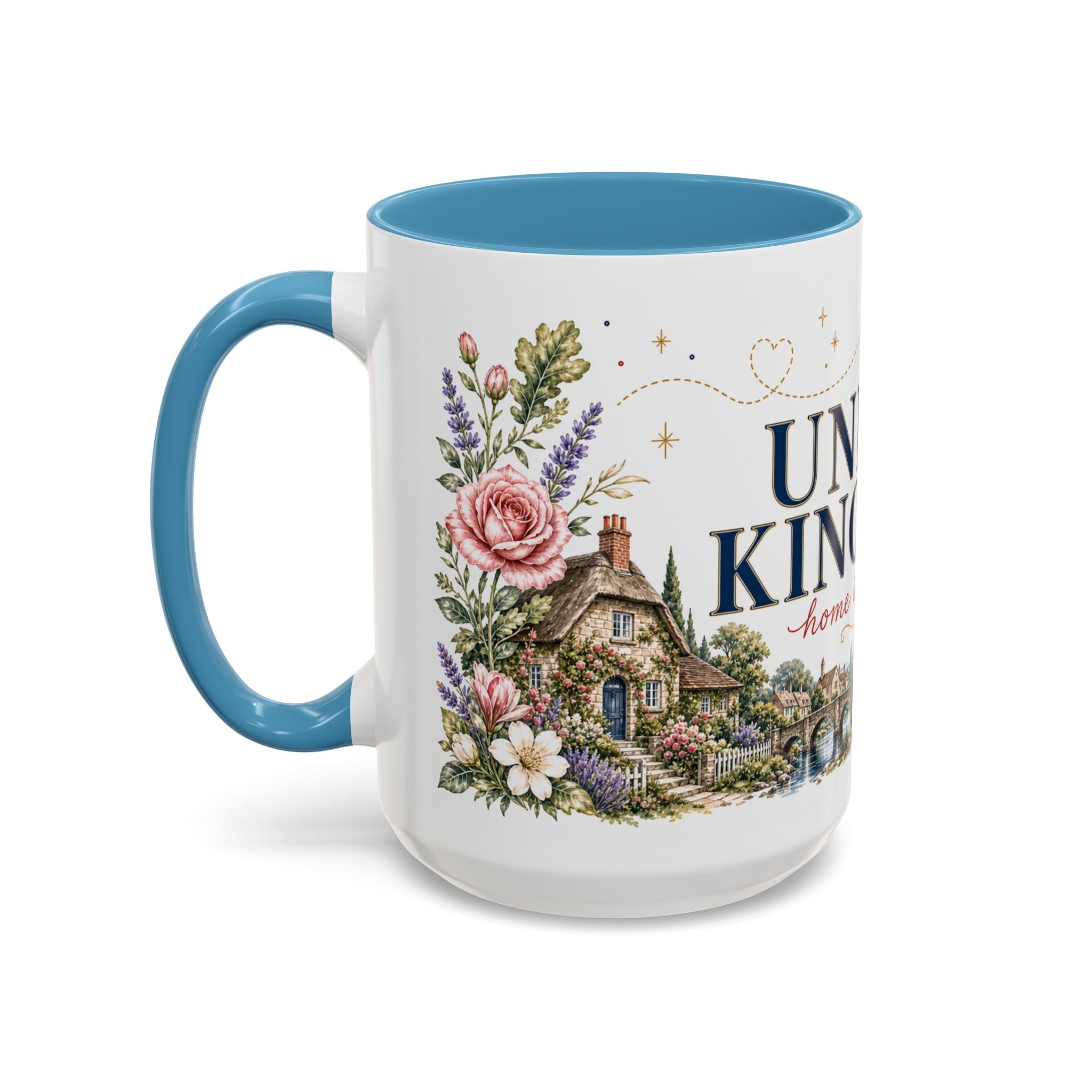 United Kingdom Home Country Mug | Moving Away Gift | Long Distance Friendship | 11 oz 15 oz Accent Mug