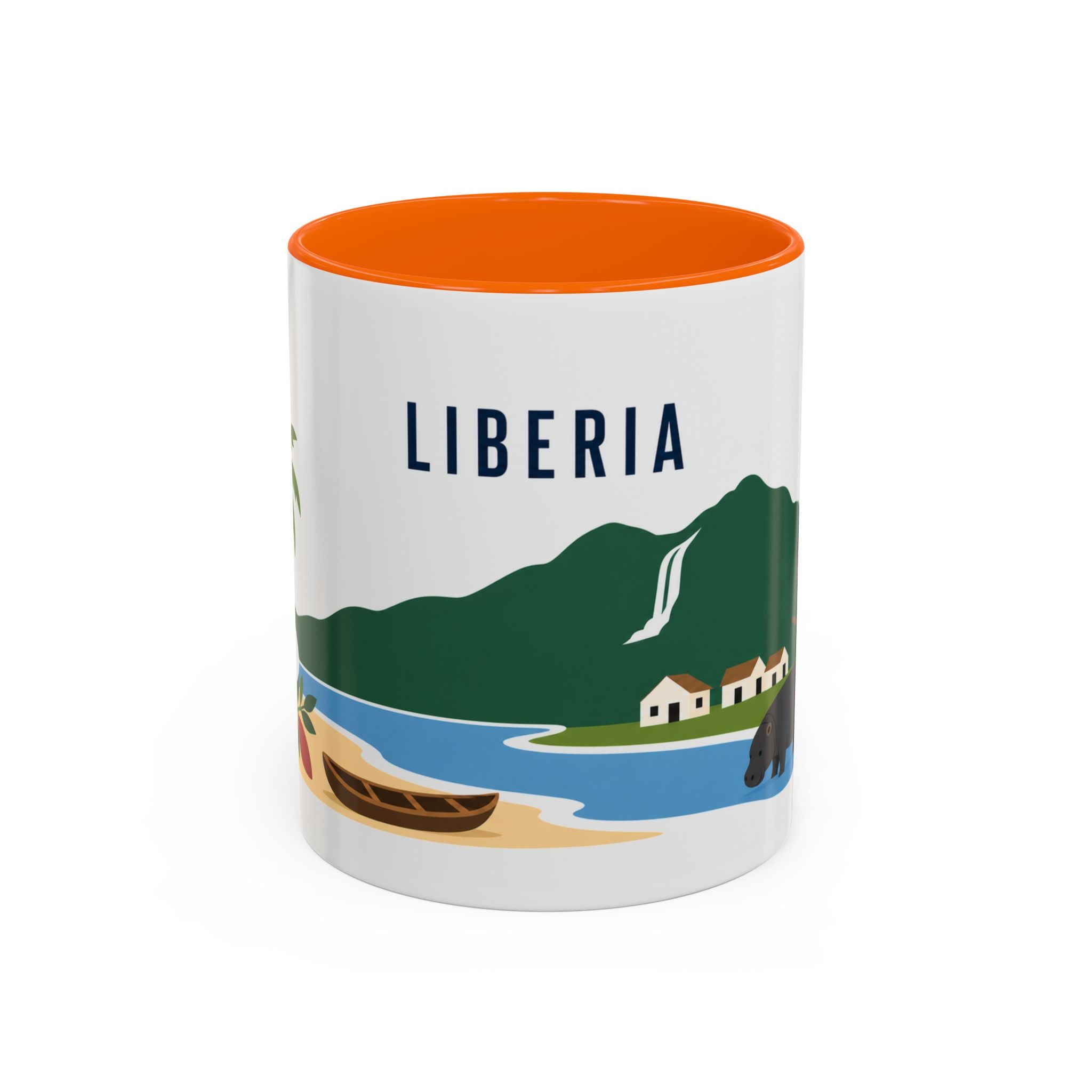 Liberia Coffee Mug | Travel Souvenir Accent Mug | Country Gift Ceramic Cup 11oz 15oz