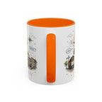 San Francisco Coffee Mug | California Souvenir Travel Gift | Accent Color Ceramic 11oz 15oz